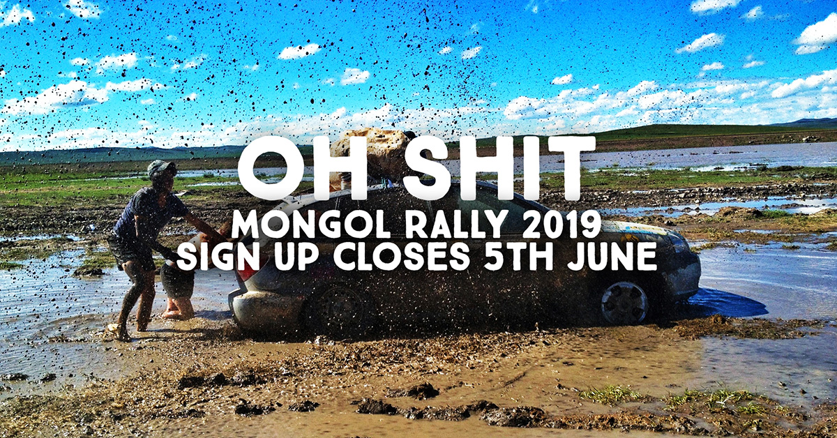 Mongol Rally 2019 closes for sign ups on 5th June