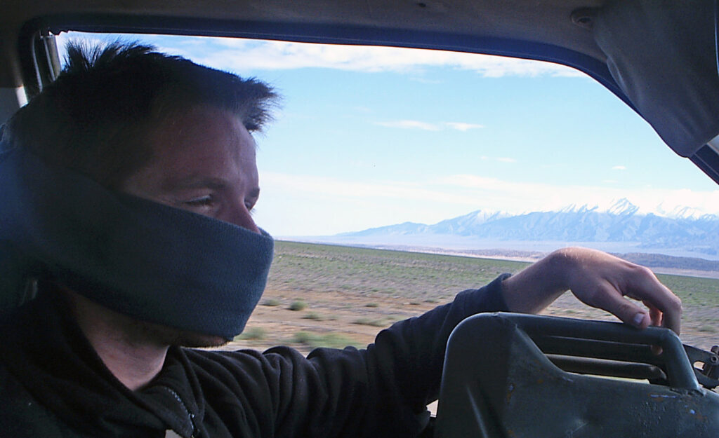 Dan Wedgwood jerry can petrol tank Mongol Rally 2005