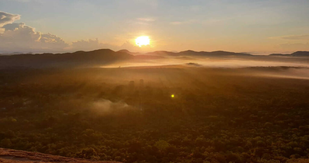 Epic view on the Rickshaw Run Sri Lanka