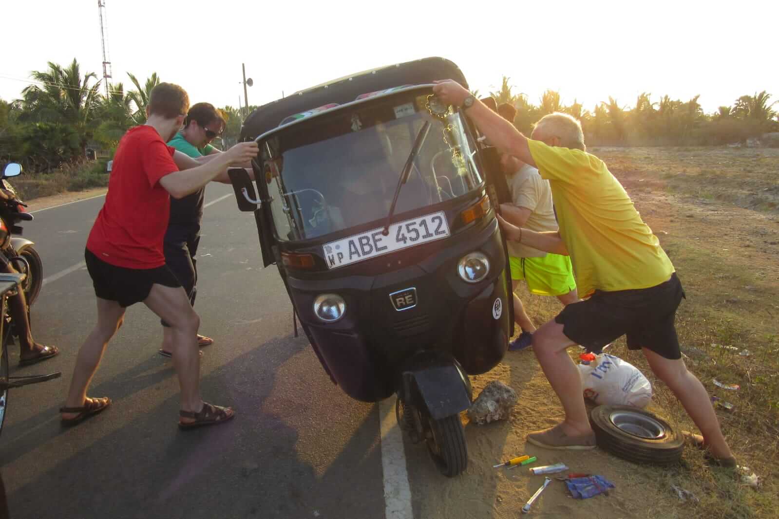 A rickshaw puncture is an easy fix