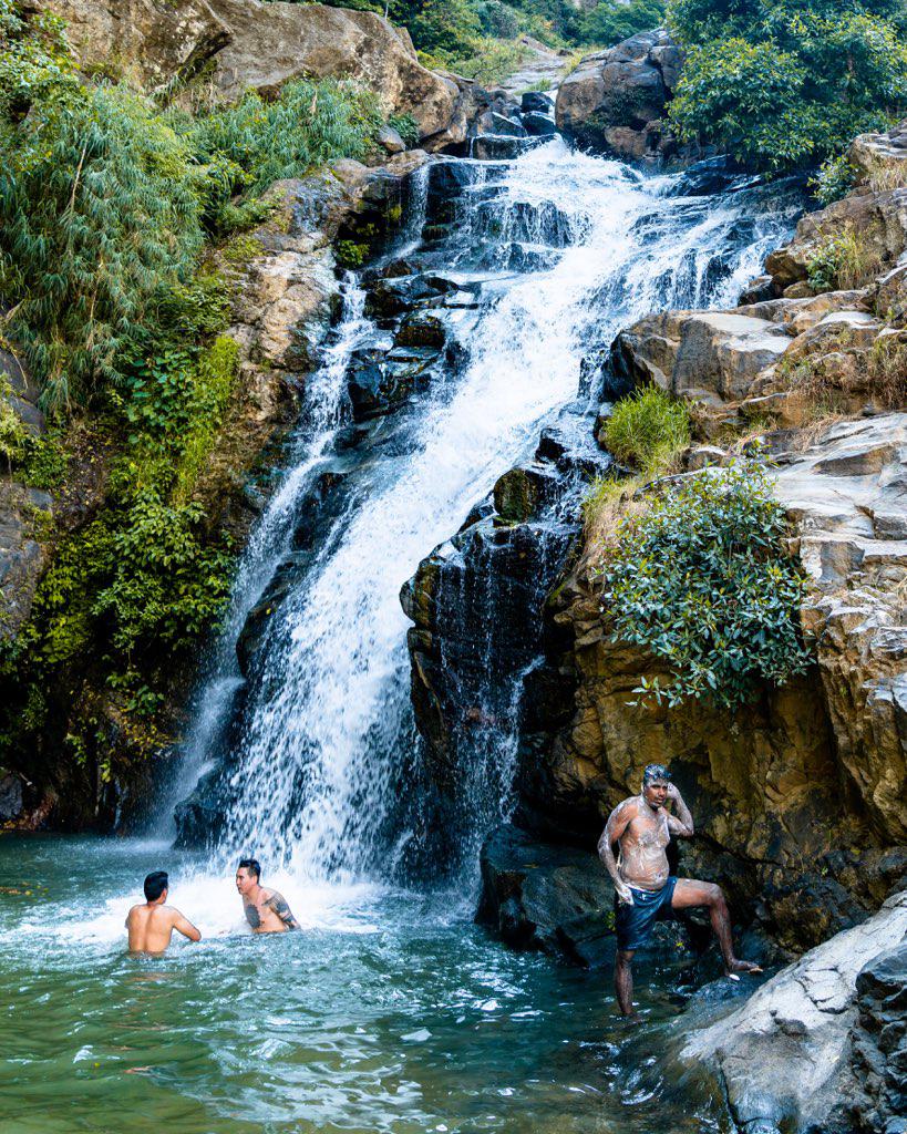 Waterfall shower