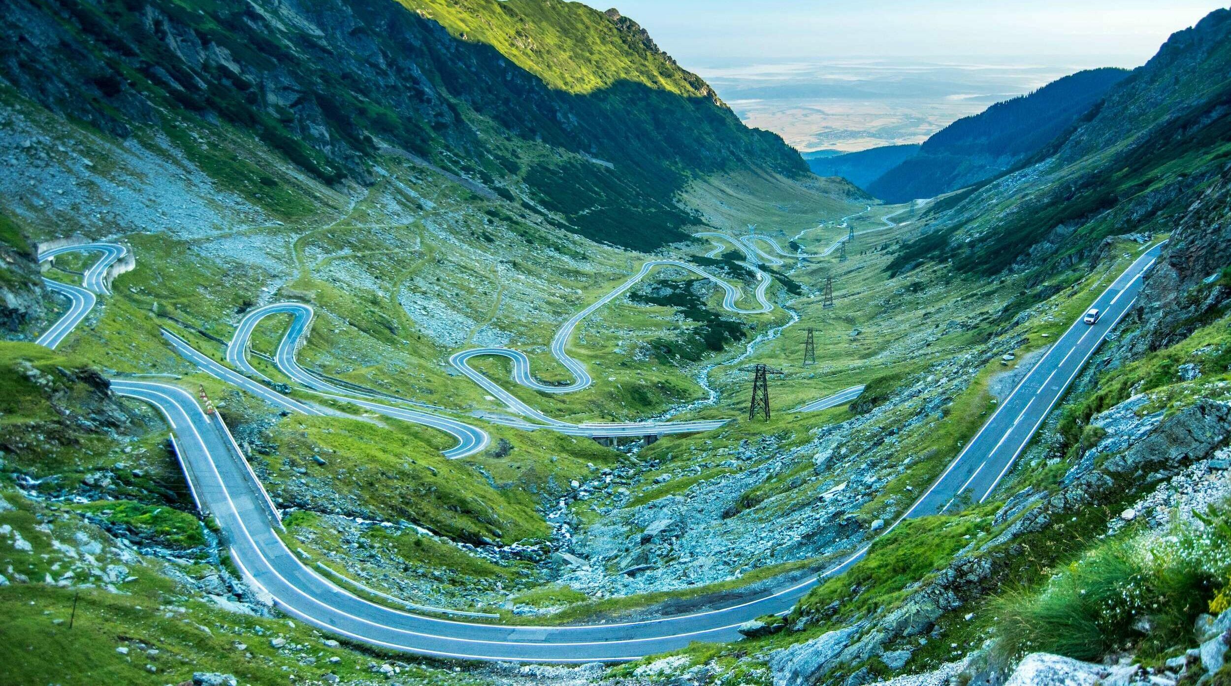 Transfăgărășan Highway in Romania by Eric Curtis Jackson on the Mongol Rally