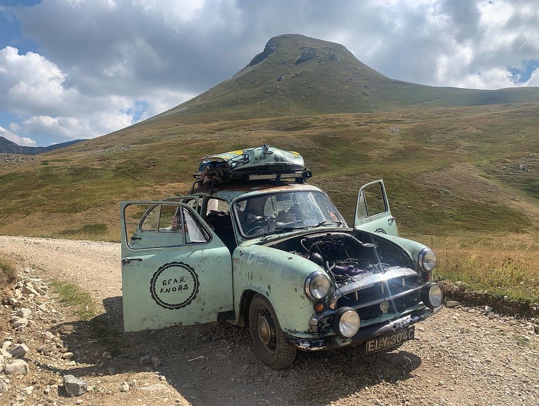 Team Gear Knobs on the Poles of Inconvenience - Zelengora Pass, Bosnia & Herzegovina