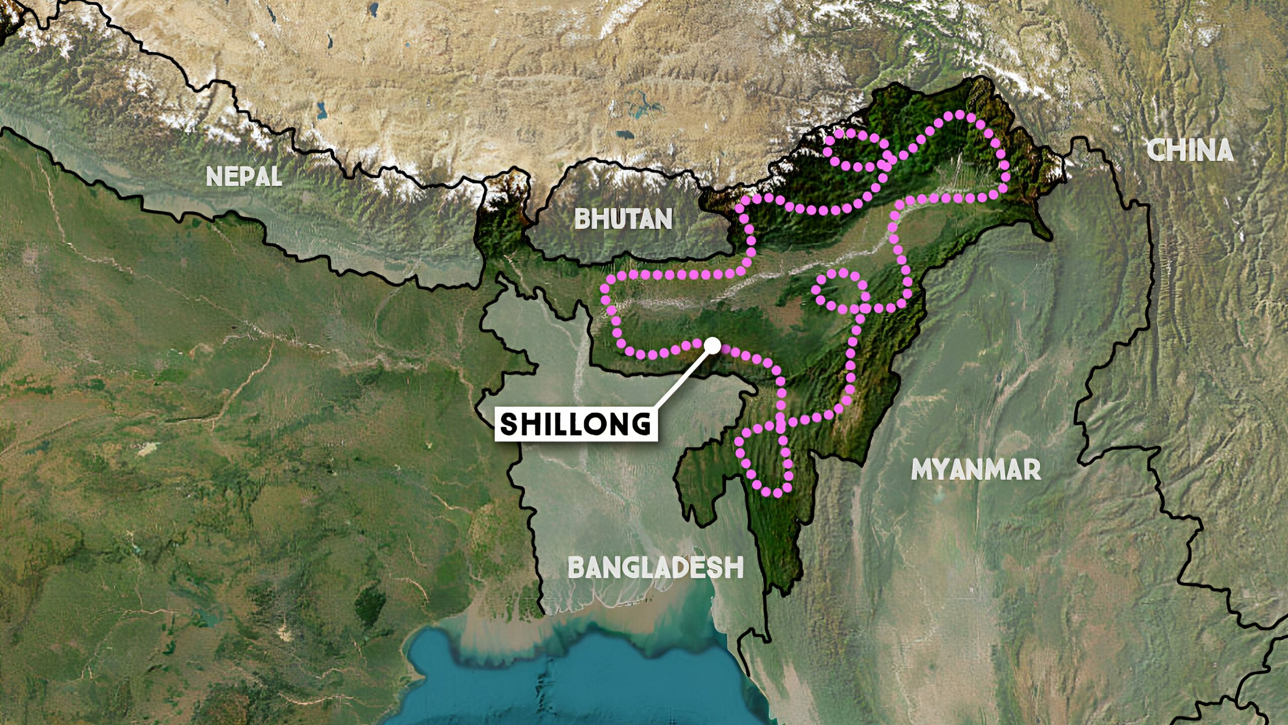 Rickshaw Run Northeast India Un-route Map