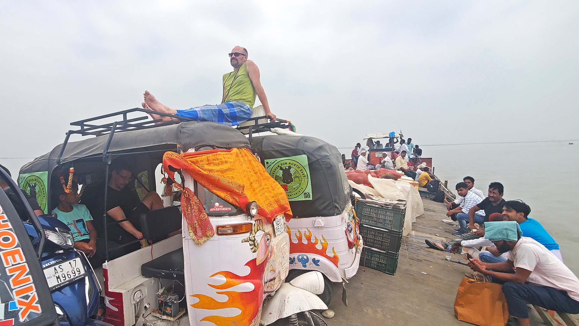 William Lonergan on the Rickshaw Run Northeast India Pioneers Edition, May 2023