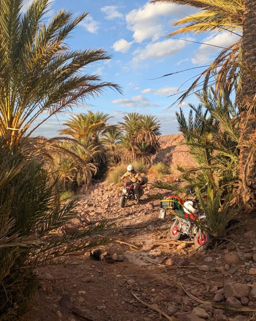 Off-roading into an oasis, Monkey Run Morocco October 2025.