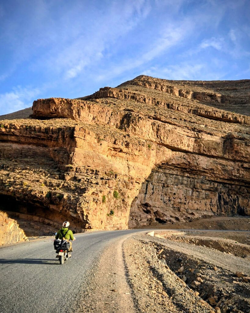 Back roads through the Atlas mountains, Monkey Run Morocco October 2025.